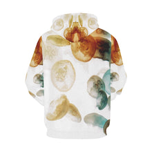 Load image into Gallery viewer, Jellyfish Negative All Over Print Hoodie for Women (USA Size) (Model H13)
