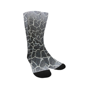 Crackle Negative Trouser Socks (For Men)