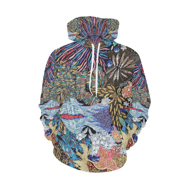 Pleasantly Paisley All Over Print Hoodie for Men/Large Size (USA Size) (Model H13)