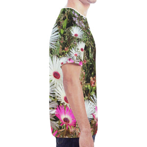 Livingstone Daisy Flower New All Over Print T-shirt for Men (Model T45)