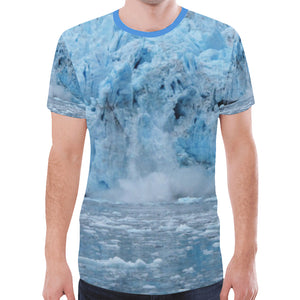 Glacier Calving New All Over Print T-shirt for Men (Model T45)