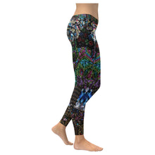 Load image into Gallery viewer, Dark Paisley Low Rise Leggings (Invisible Stitch) (Model L05)