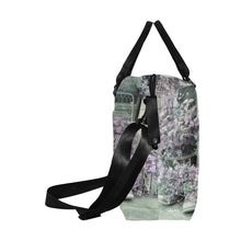 Load image into Gallery viewer, Blooming Boots Flower Purple Large Capacity Duffle Bag (Model 1715)