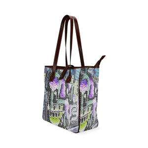 Complex Graffiti Negative Classic Tote Bag (Model 1644)