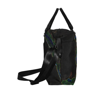 Sea of Flames Glowing Large Capacity Duffle Bag (Model 1715)