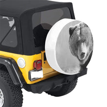 Load image into Gallery viewer, Big Bear Black and White 32 Inch Spare Tire Cover