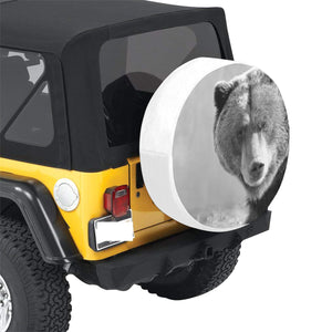 Big Bear Black and White 32 Inch Spare Tire Cover