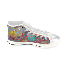 Load image into Gallery viewer, Graffiti Abstract Women&#39;s Classic High Top Canvas Shoes (Model 017)