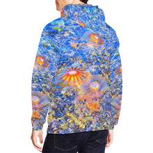 Load image into Gallery viewer, Jellyfish Blooms Orange All Over Print Hoodie for Men/Large Size (USA Size) (Model H13)