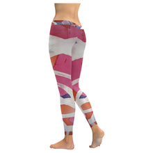 Load image into Gallery viewer, Abstract Circles Low Rise Leggings (Invisible Stitch) (Model L05)