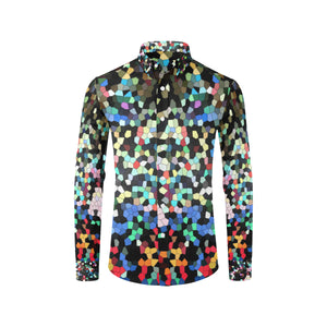Holiday Paisley Mosaic Men's All Over Print Casual Dress Shirt (Model T61)