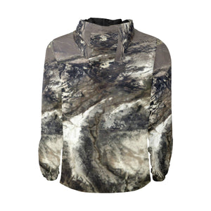 Aerial Ground All Over Print Quilted Windbreaker for Men (Model H35)