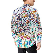 Load image into Gallery viewer, Holiday Paisley Negative Mosaic Men&#39;s All Over Print Casual Dress Shirt (Model T61)