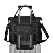 Load image into Gallery viewer, Rose Bouquet Flower Glowing Large Capacity Duffle Bag (Model 1715)