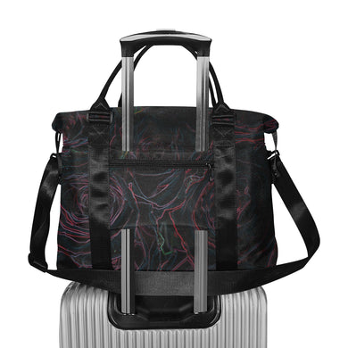 Rose Bouquet Flower Glowing Large Capacity Duffle Bag (Model 1715)