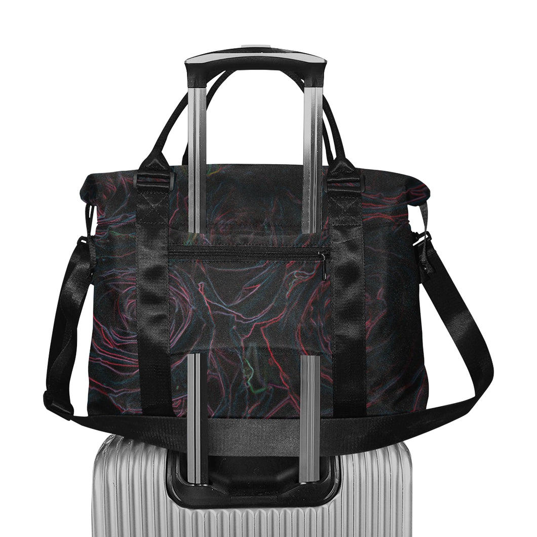 Rose Bouquet Flower Glowing Large Capacity Duffle Bag (Model 1715)