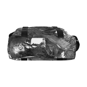 Iced Black and White Large Capacity Duffle Bag (Model 1715)