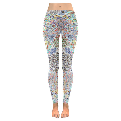 Paisley Matters Reverse Low Rise Leggings (Invisible Stitch) (Model L05)