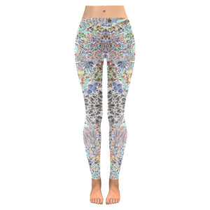 Paisley Matters Reverse Low Rise Leggings (Invisible Stitch) (Model L05)
