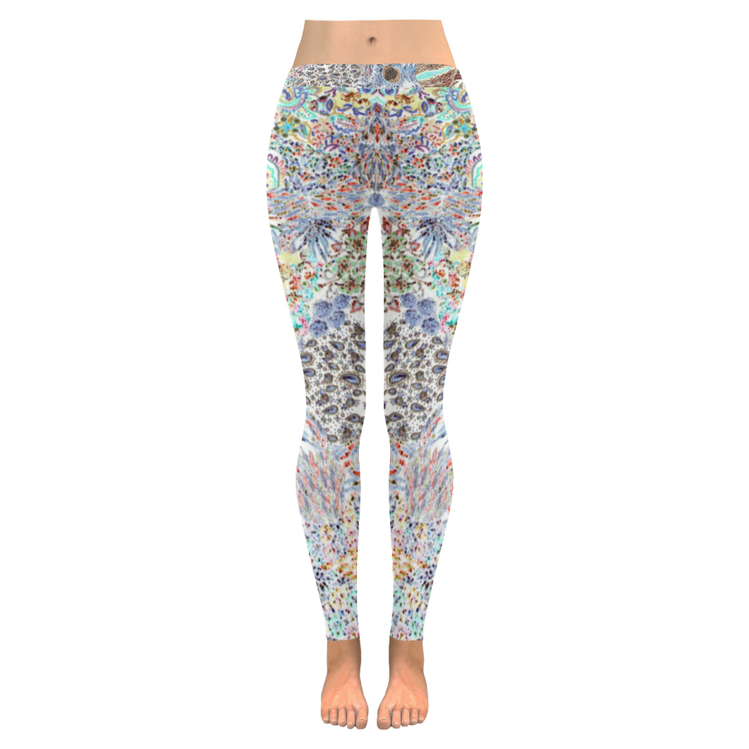 Paisley Matters Reverse Low Rise Leggings (Invisible Stitch) (Model L05)