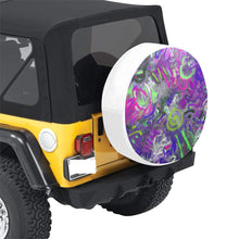Load image into Gallery viewer, Graffiti Abstract Purple 30 Inch Spare Tire Cover