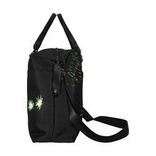 Load image into Gallery viewer, Fireworks Flowers Green Large Capacity Duffle Bag (Model 1715)