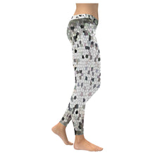 Load image into Gallery viewer, Crackle Mosaic Low Rise Leggings (Invisible Stitch) (Model L05)