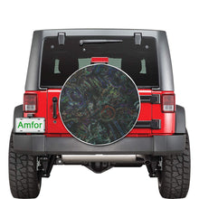 Load image into Gallery viewer, Graffiti Abstract Glowing 30 Inch Spare Tire Cover