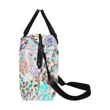 Load image into Gallery viewer, Holiday Paisley Reverse Large Capacity Duffle Bag (Model 1715)