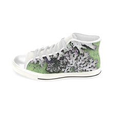 Load image into Gallery viewer, Moss Green Men’s Classic High Top Canvas Shoes (Model 017)