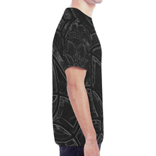 Load image into Gallery viewer, Stained Glass Glowing New All Over Print T-shirt for Men (Model T45)