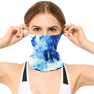Feathery Flames Negative Multifunctional Headwear