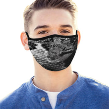 Load image into Gallery viewer, Coiled Snake Mouth Mask (Pack of 3)