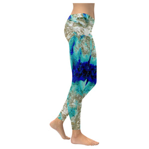 Molten Flames Negative Low Rise Leggings (Invisible Stitch) (Model L05)
