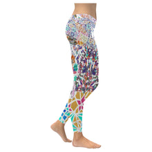 Load image into Gallery viewer, Holiday Paisley Reverse Low Rise Leggings (Invisible Stitch) (Model L05)
