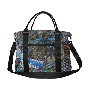 Cresent Paisley Large Capacity Duffle Bag (Model 1715)