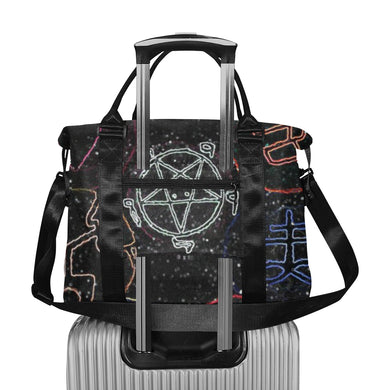Dante's Inferno Glowing Large Capacity Duffle Bag (Model 1715)