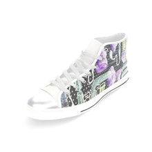 Load image into Gallery viewer, Complex Graffiti Negative Women&#39;s Classic High Top Canvas Shoes (Model 017)