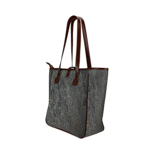 Marbled Abstract Glowing Classic Tote Bag (Model 1644)