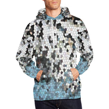 Load image into Gallery viewer, Moss Mosaic All Over Print Hoodie for Men/Large Size (USA Size) (Model H13)