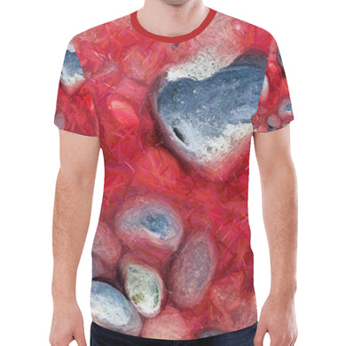 Puddle of Love Sketch New All Over Print T-shirt for Men (Model T45)