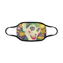 Load image into Gallery viewer, Mardi Gras Joker Mouth Mask (Pack of 3)