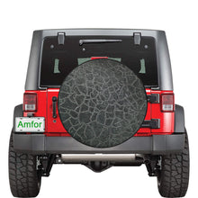 Load image into Gallery viewer, Crackle Black 34 Inch Spare Tire Cover