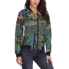 Load image into Gallery viewer, Paisley Power All Over Print Bomber Jacket for Women (Model H36)