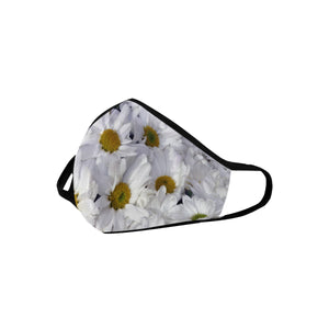 Daisies Flower Mouth Mask (2 Filters Included)