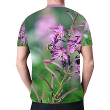 Load image into Gallery viewer, Fireweed Flower New All Over Print T-shirt for Men (Model T45)