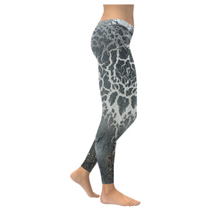 Crackle Multitone Low Rise Leggings (Invisible Stitch) (Model L05)