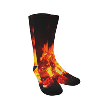 Load image into Gallery viewer, Flames Trouser Socks (For Men)
