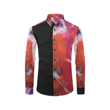 Load image into Gallery viewer, Abstract Circles Men&#39;s All Over Print Casual Dress Shirt (Model T61)