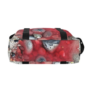 Puddle of Love Red Large Capacity Duffle Bag (Model 1715)
